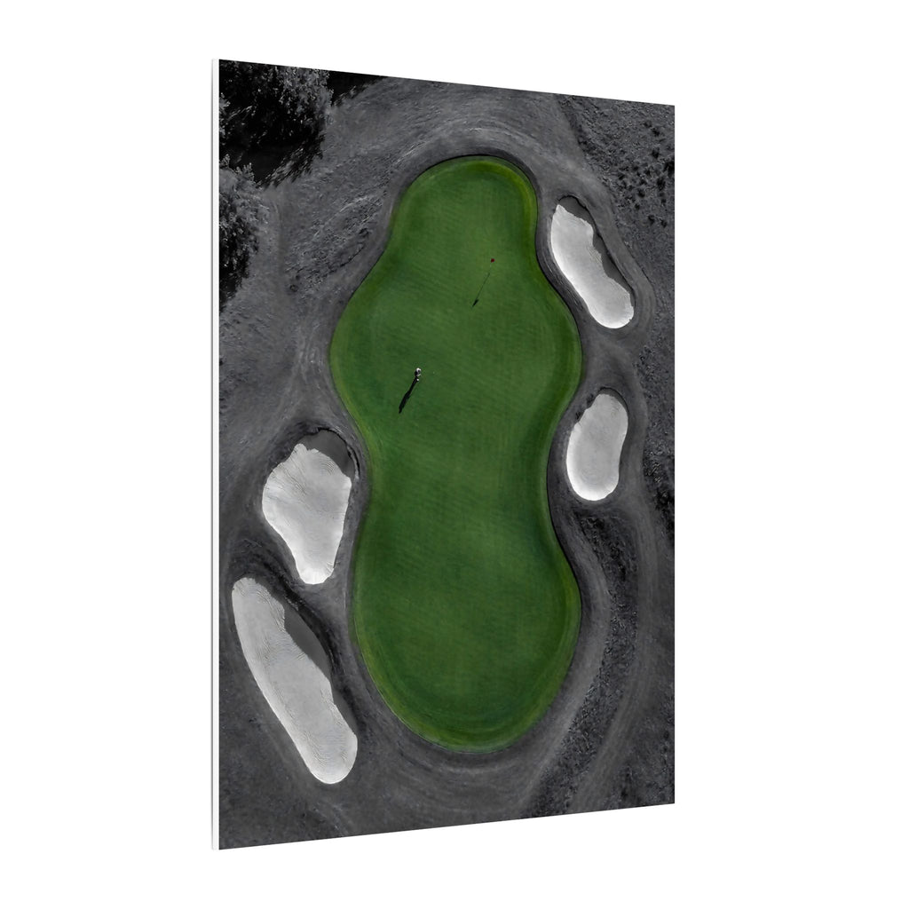 Aerial Solitude - Golf Course Wall Art | Canvas