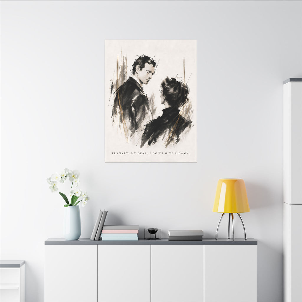 Frankly My Dear - Romantic Noir Wall Art | Canvas