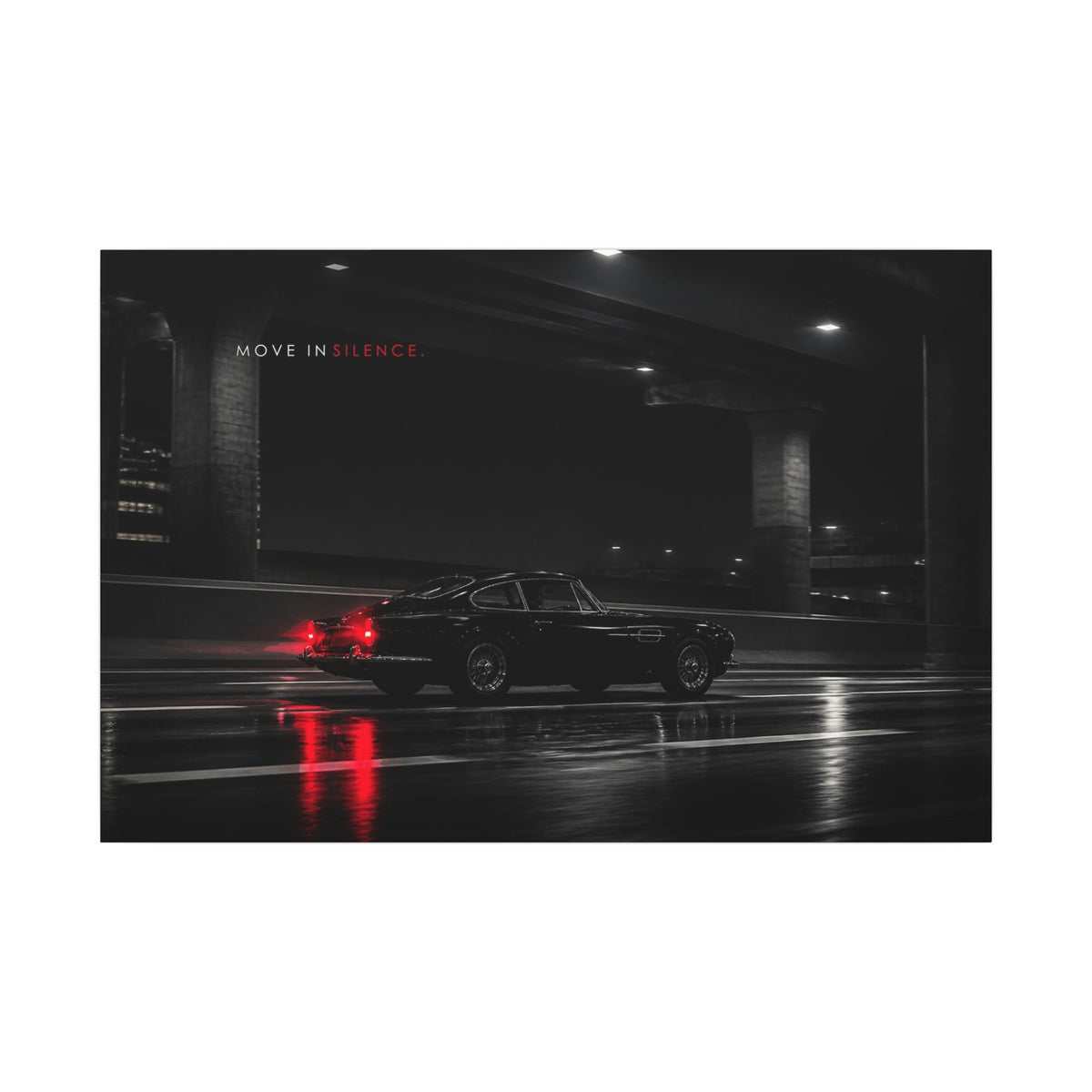 Move in Silence - Car Wall Art | Canvas (Landscape)