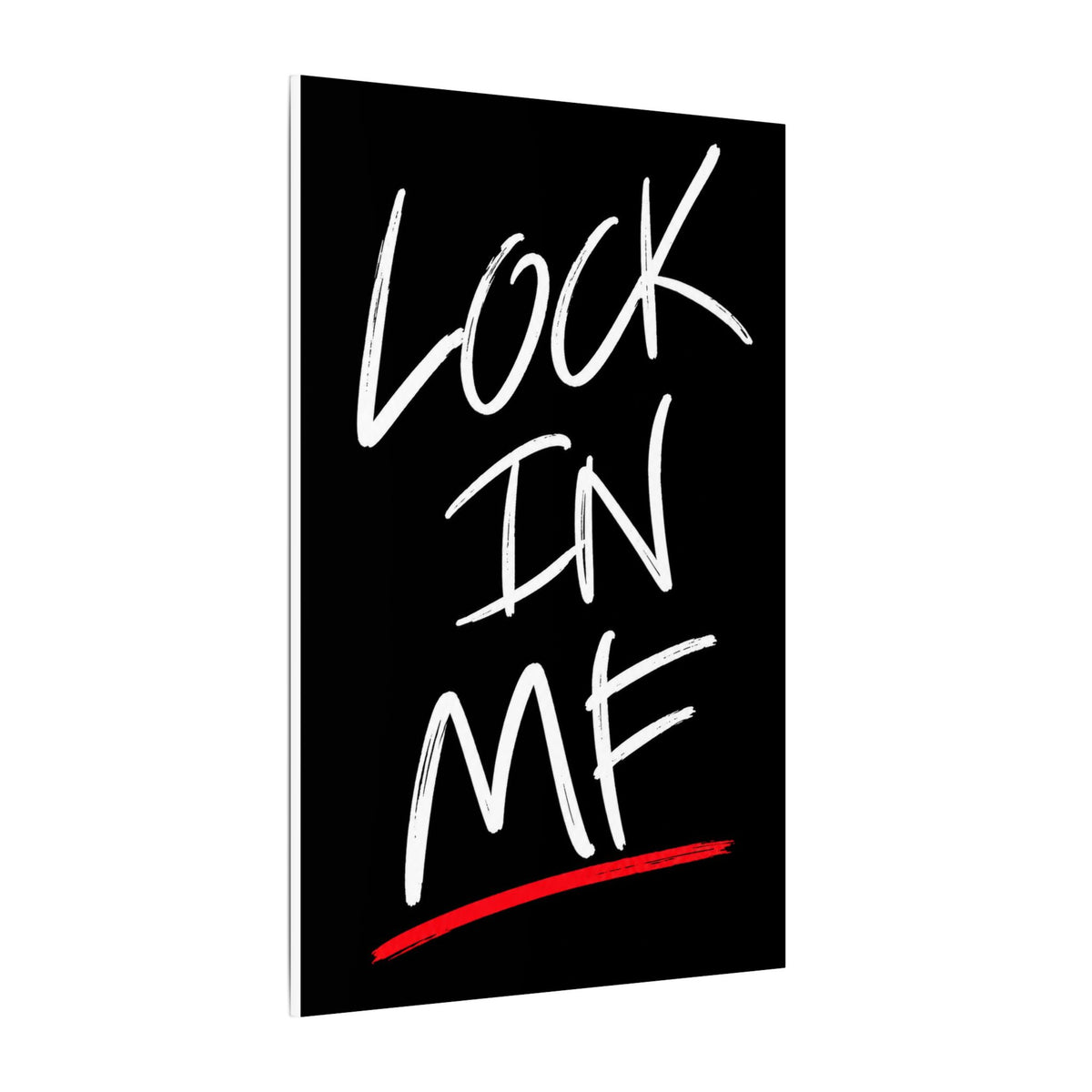 Lock In - Motivational Wall Art | Canvas