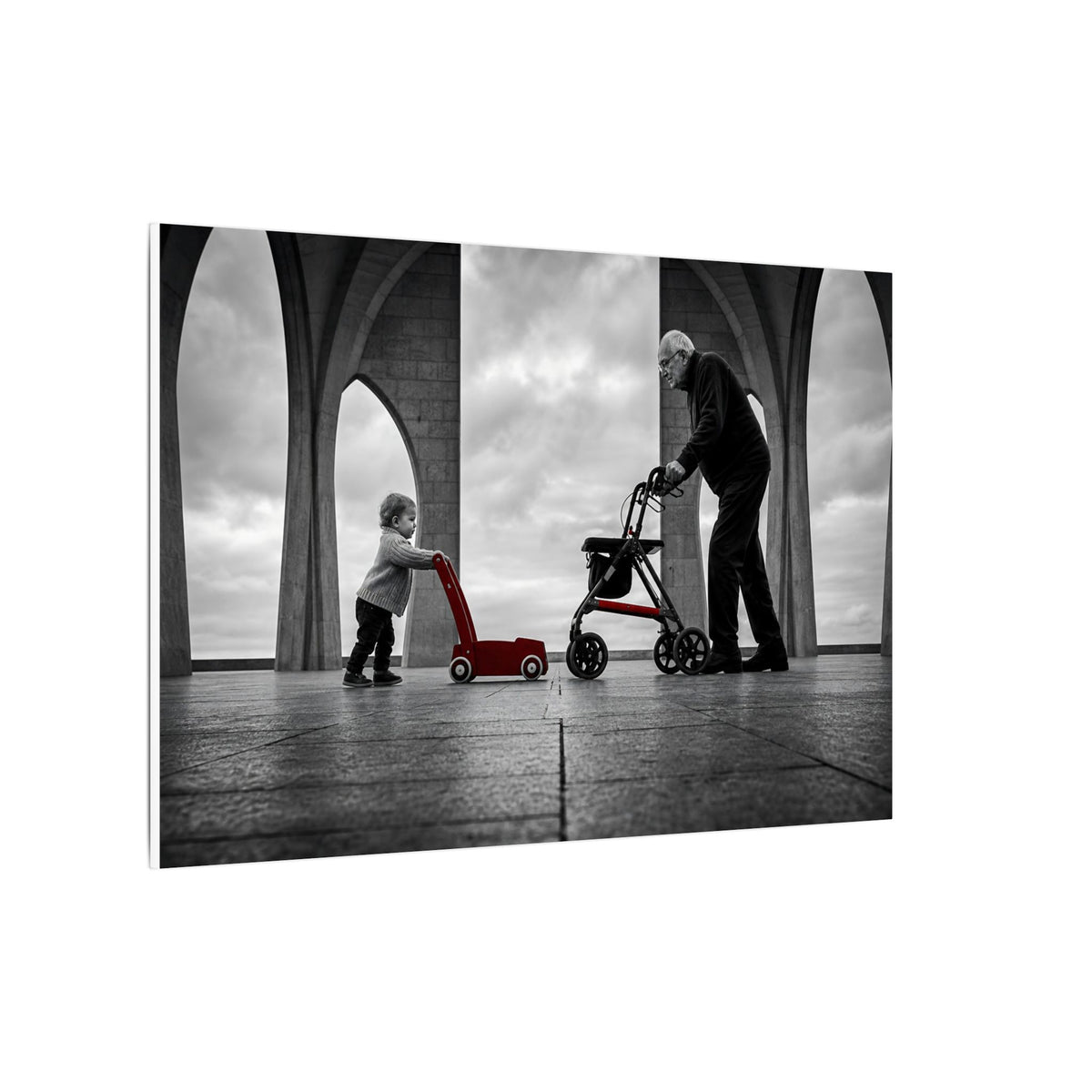Between the Arches - Bedroom Wall Art | Canvas (Landscape)