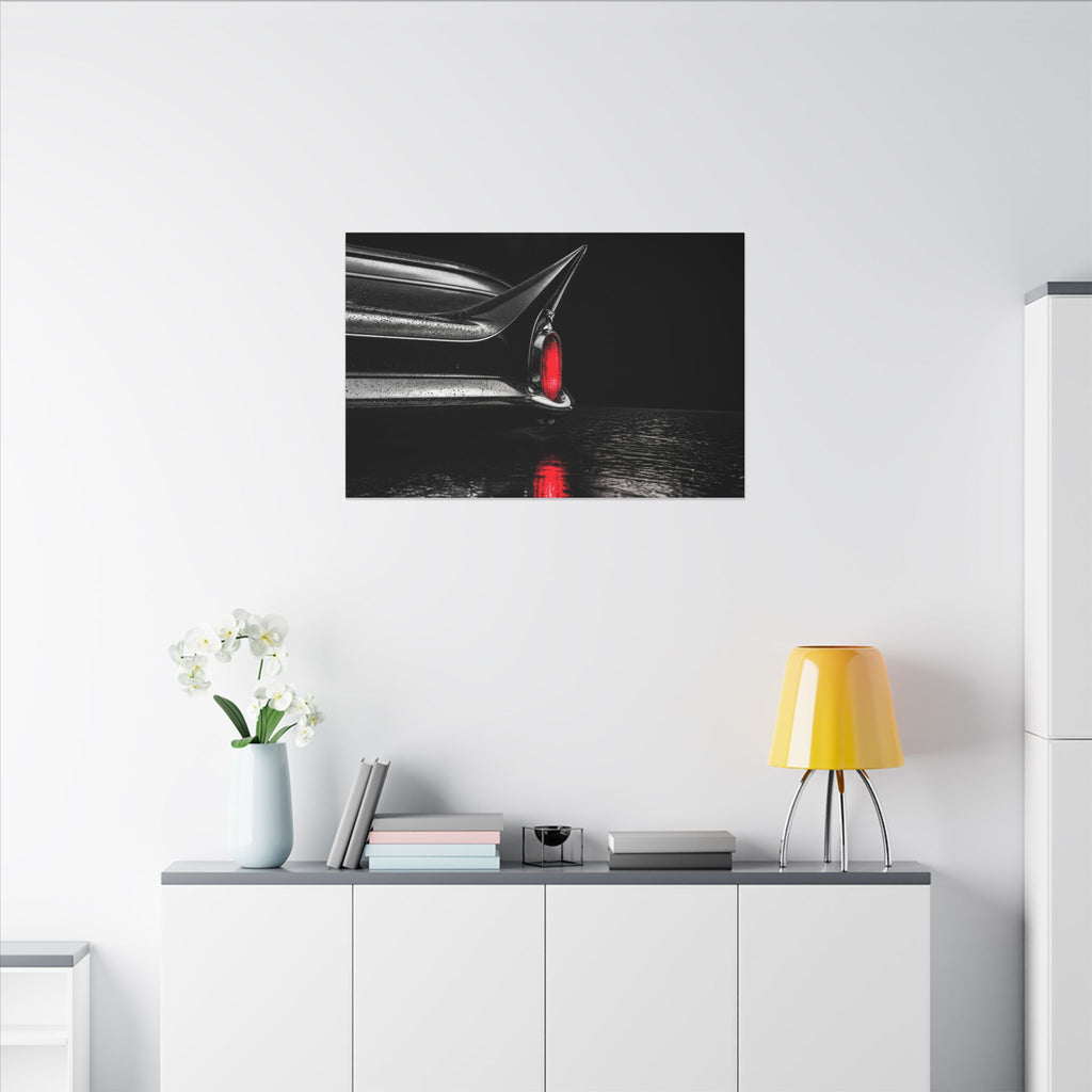 Ruby Tail - Classic Car Wall Art | Canvas (Landscape)