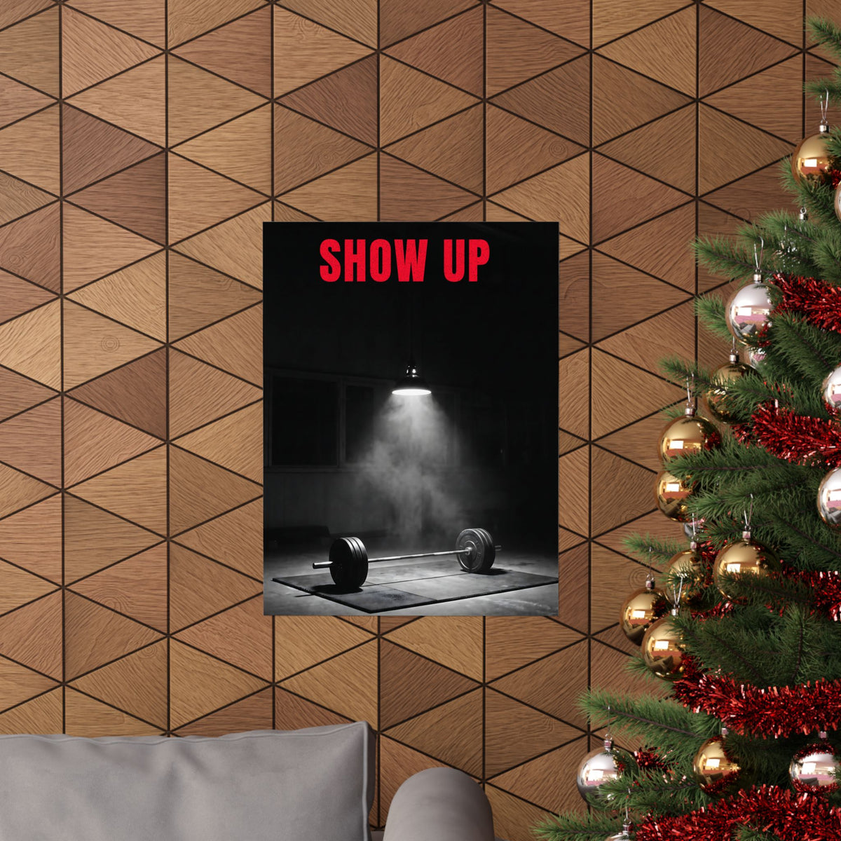 Show Up - Gym Wall Art | Matte Poster