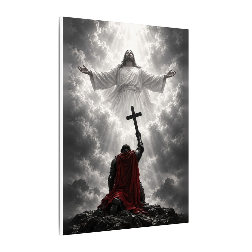 Jesus and the Warrior - Christian Wall Art | Canvas