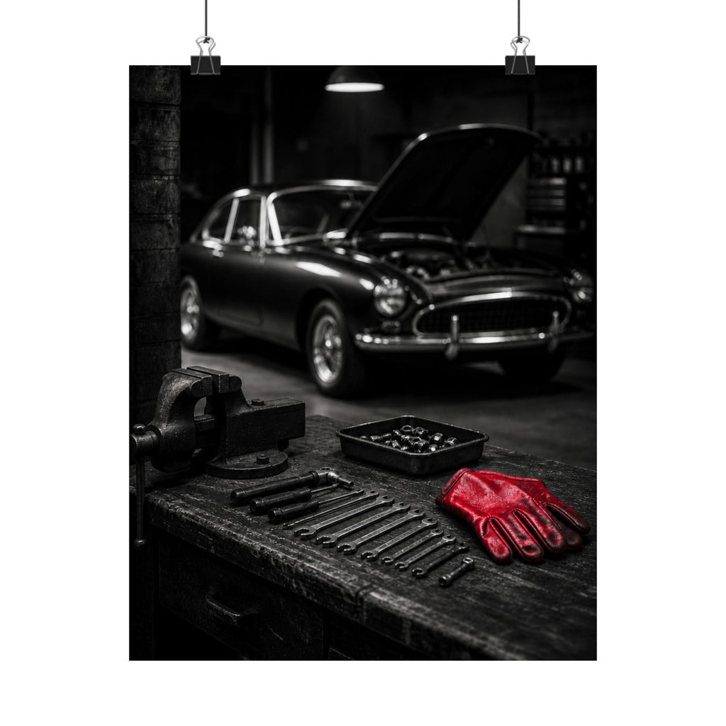 Built, Not Bought - Garage Wall Art | Matte Poster