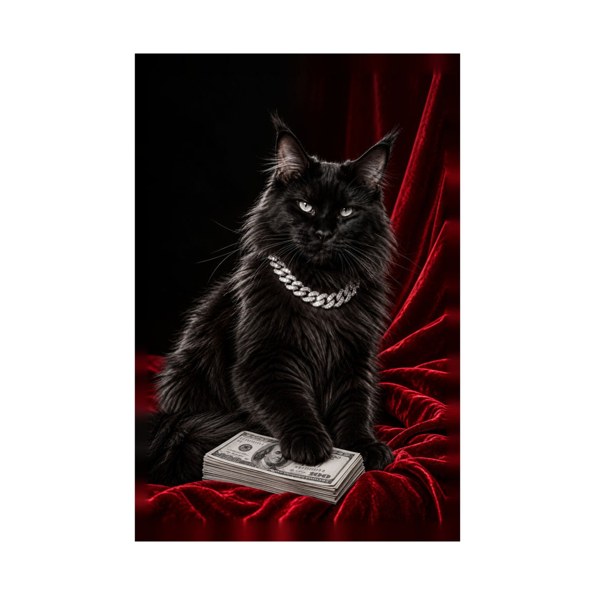 Cat Cash - Meme Wall Art | Matte Poster