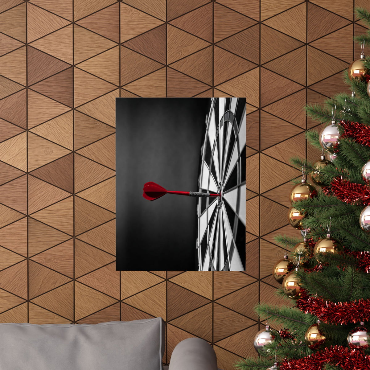 Dead Center - Mens Office Art | Matte Poster