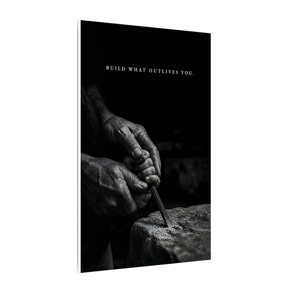 Build What Outlives You - Motivational Posters | Canvas