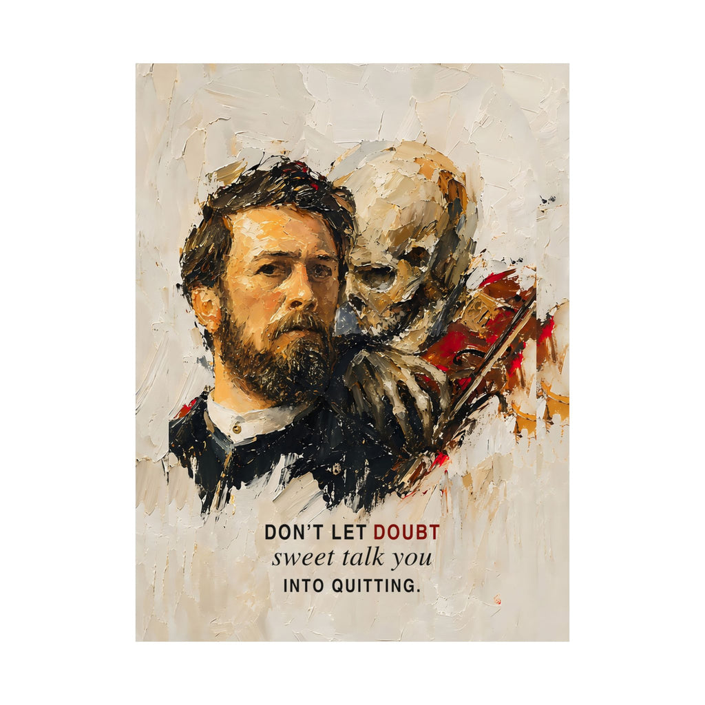 Don't Let Doubt - Motivational Wall Art | Matte Poster