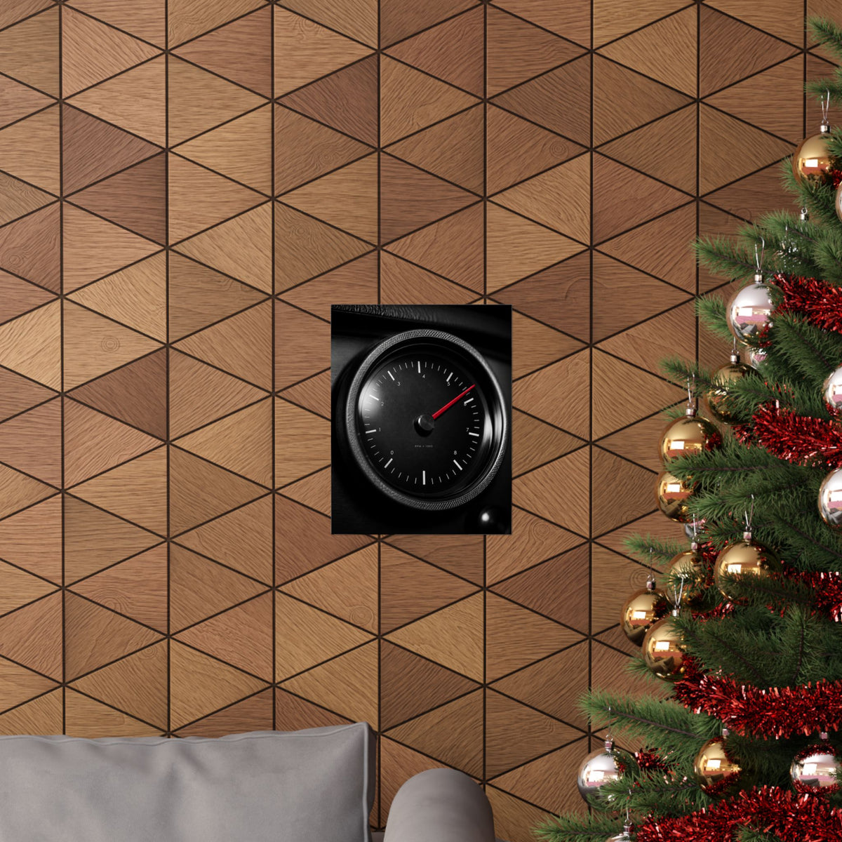 Redline Gauge - Tachometer Wall Art | Matte Poster