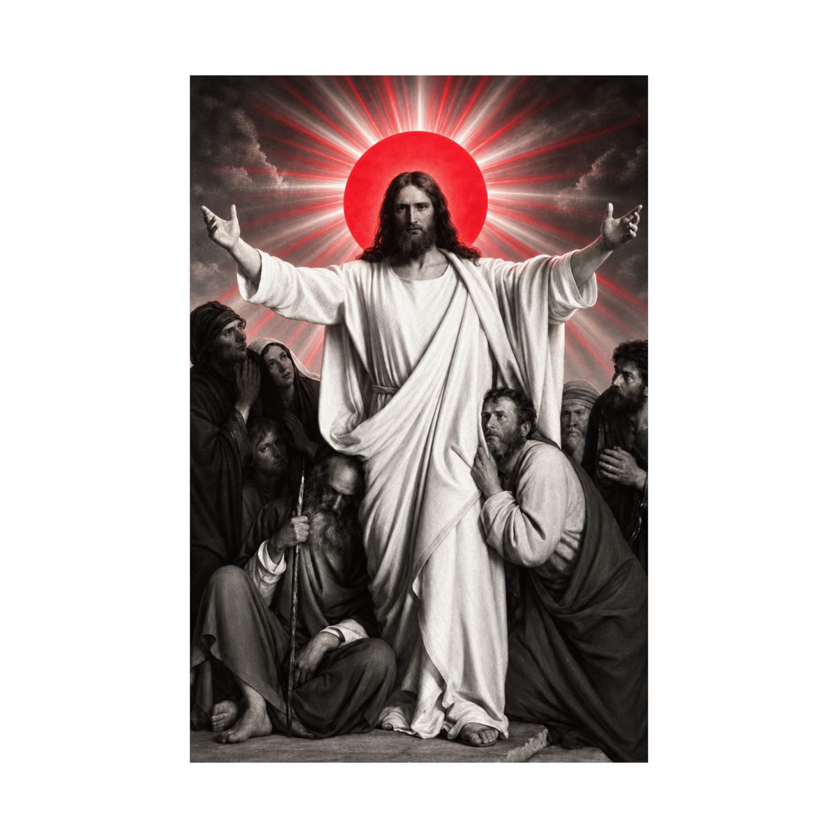 Christ and the Disciples - Christian Wall Art | Matte Poster