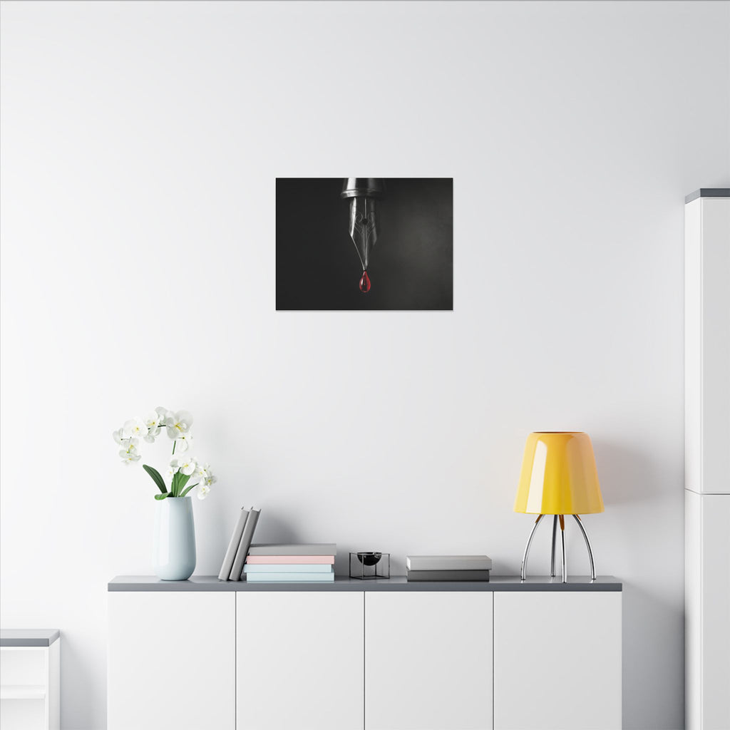 The First Drop - Professional Office Art | Canvas (Landscape)