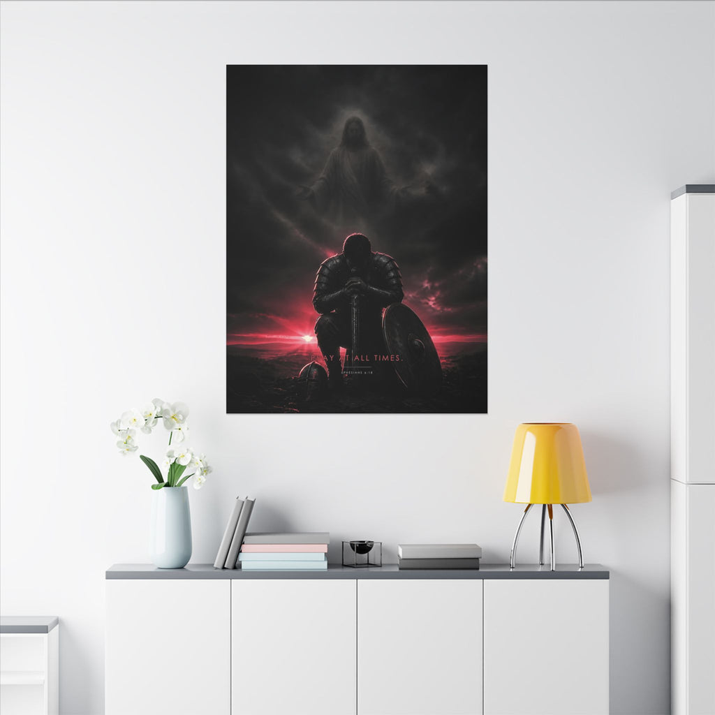Pray, Then Stand - Armor of God Wall Art | Canvas
