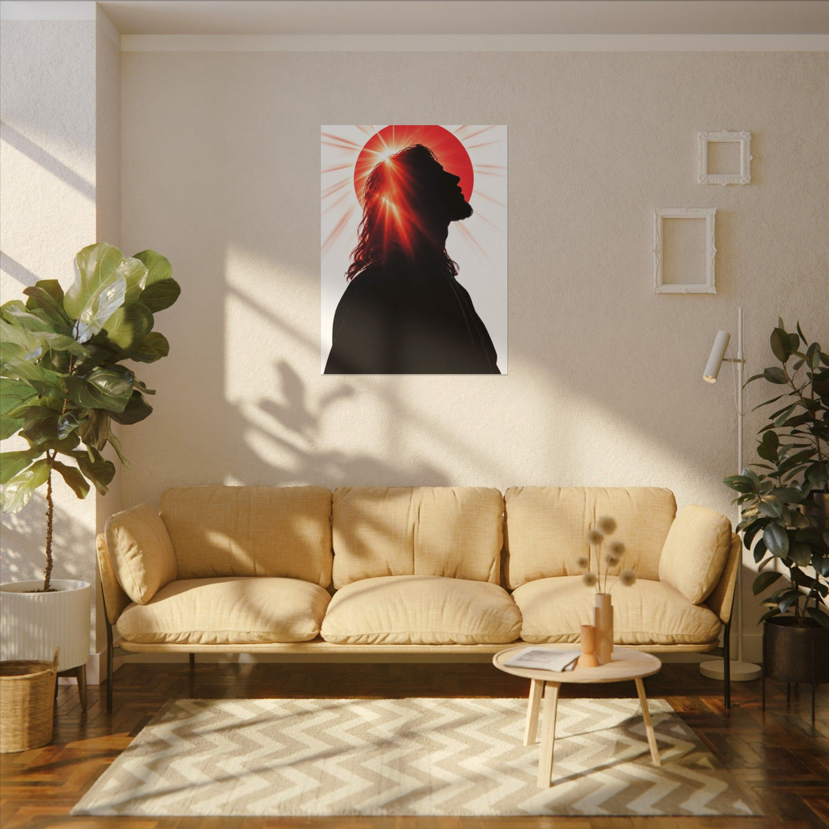 Jesus Silhouette - Christian Wall Art | Canvas