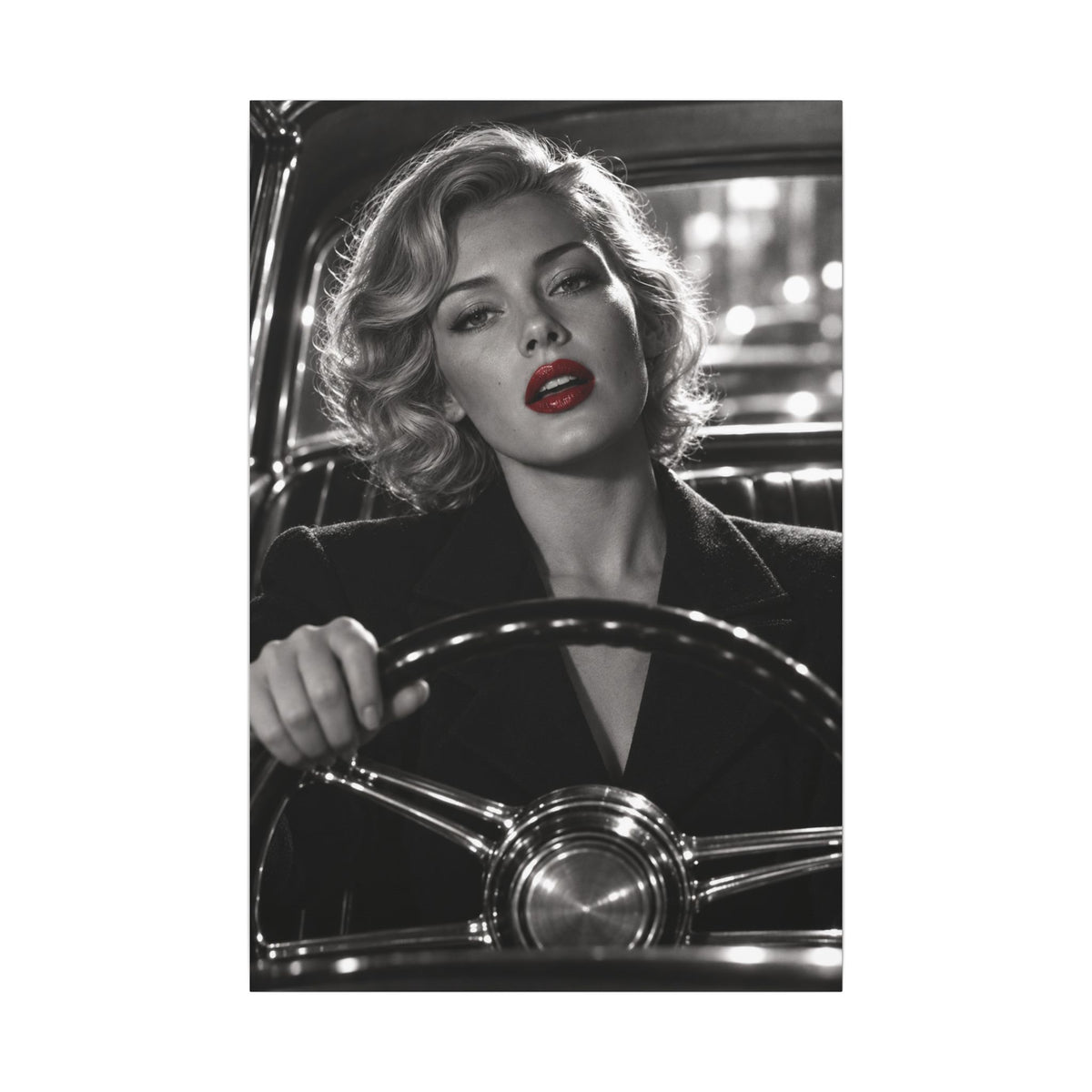 Night Drive - Bedroom Wall Art | Canvas