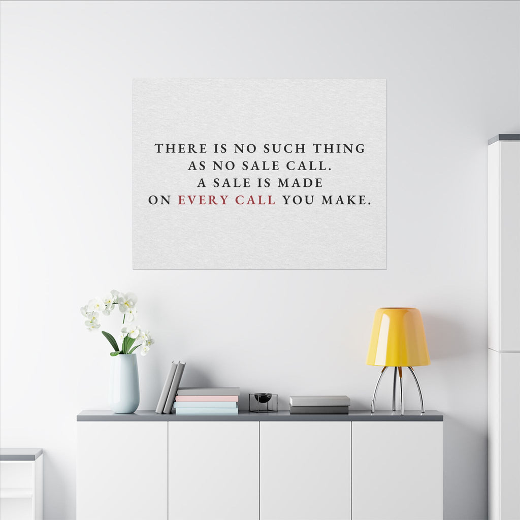 A Sale on Every Call - Office Wall Art Quotes | Canvas (Landscape)