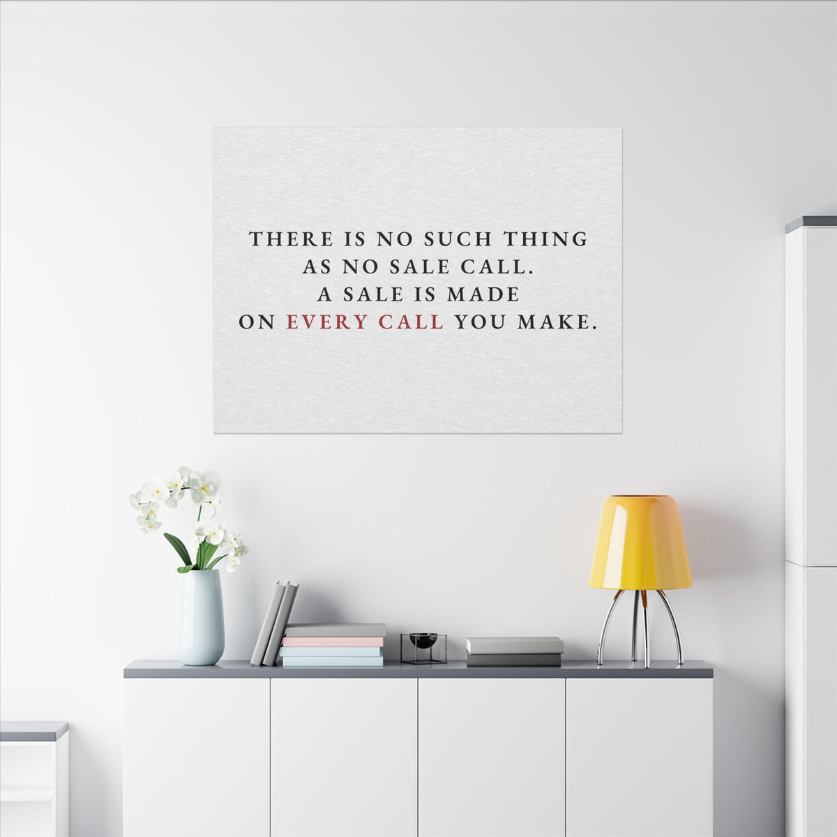 A Sale on Every Call - Office Wall Art Quotes | Canvas (Landscape)