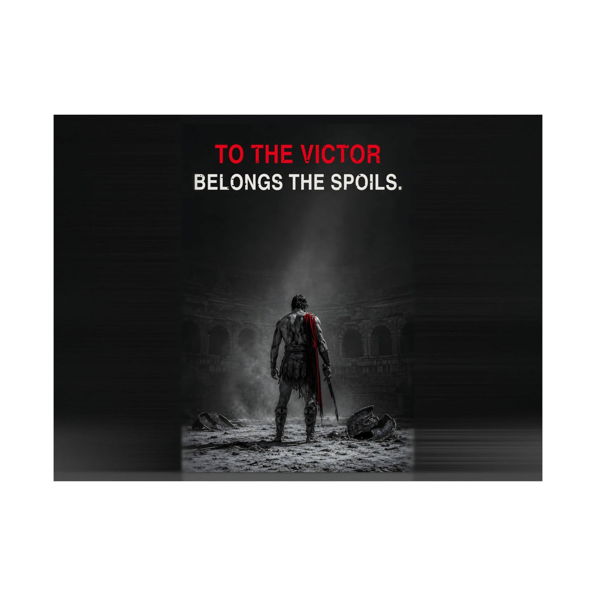 To the Victor - Gladiator Wall Art | Matte Poster (Landscape)