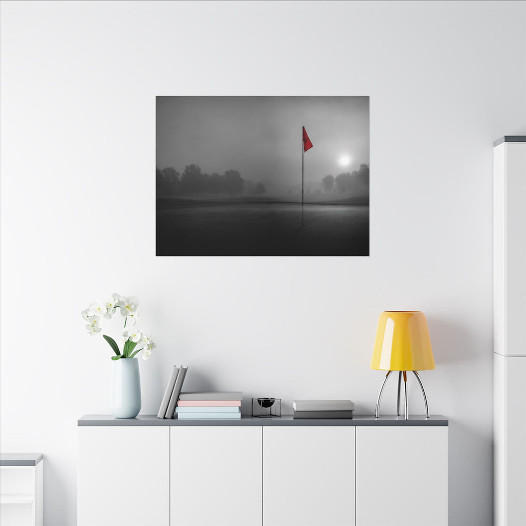 Flag on the Green - Wall Art For Executive Offices | Canvas (Landscape)