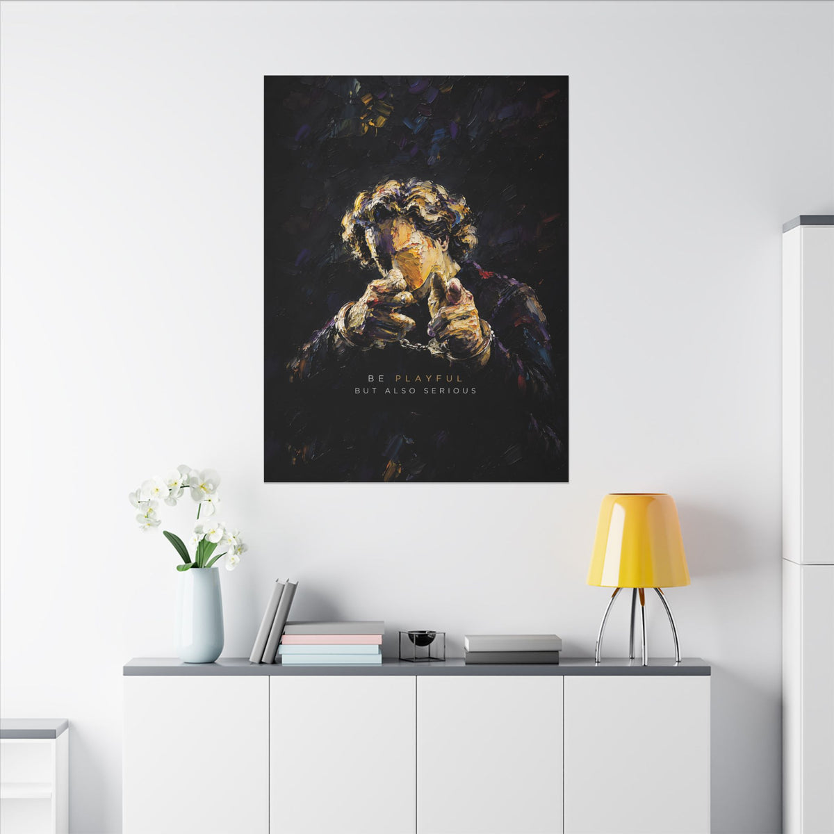 Be Playful But Also Serious - Office Wall Art | Canvas