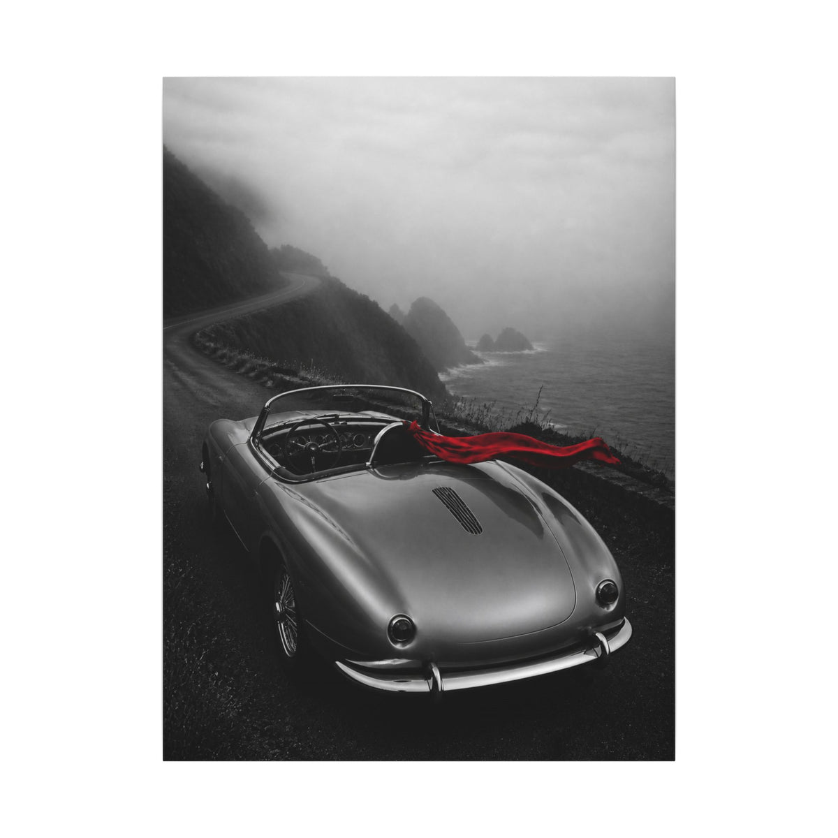 Coastal Roadster - Classic Car Wall Art | Canvas