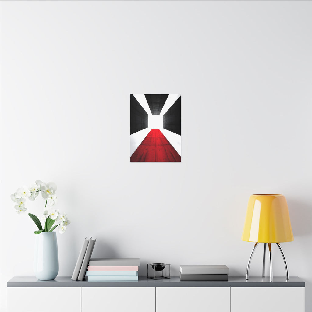 The Red Facade - Red Wall Decor | Canvas