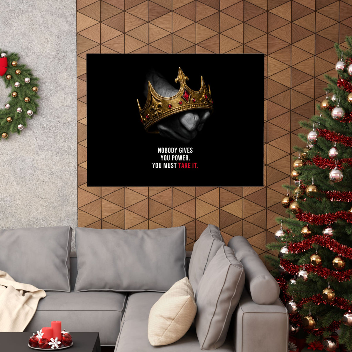 Take the Crown - King Wall Art | Matte Poster (Landscape)