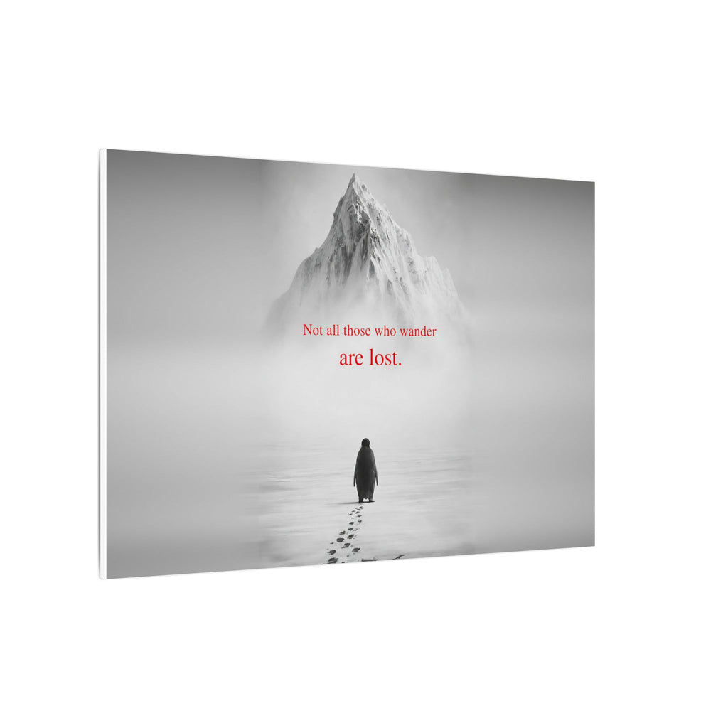 Not All Those Who Wander - Mountain Wall Art | Canvas (Landscape)