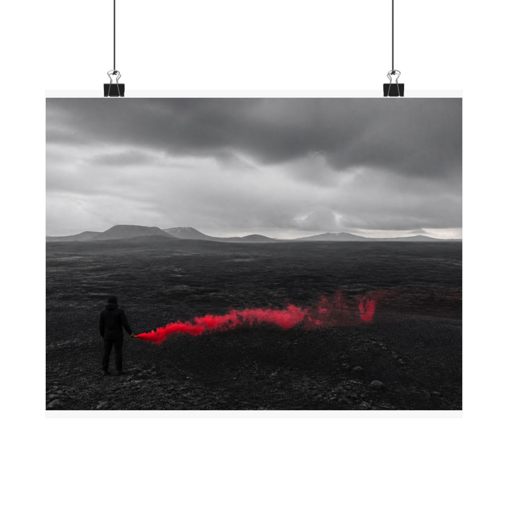 Refuse to Disappear - Above Bed Wall Art | Matte Poster (Landscape)