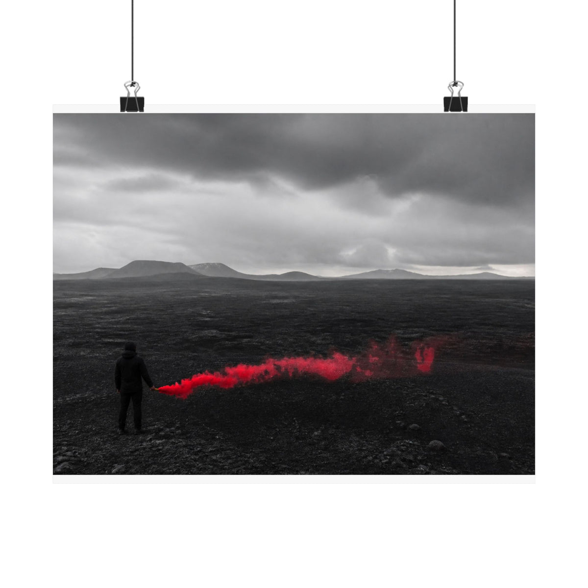 Refuse to Disappear - Above Bed Wall Art | Matte Poster (Landscape)