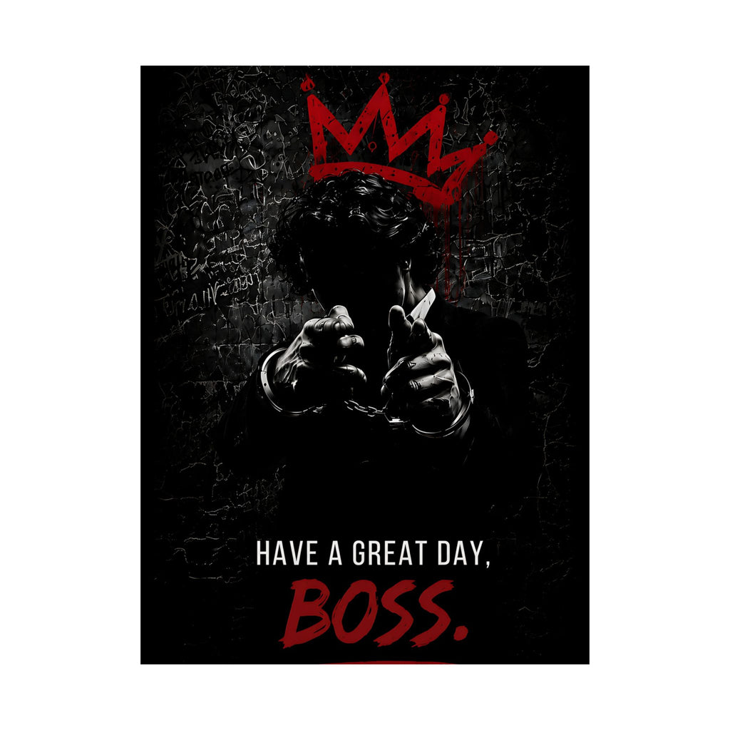 Have a Great Day, Boss - Funny Office Wall Art | Matte Poster