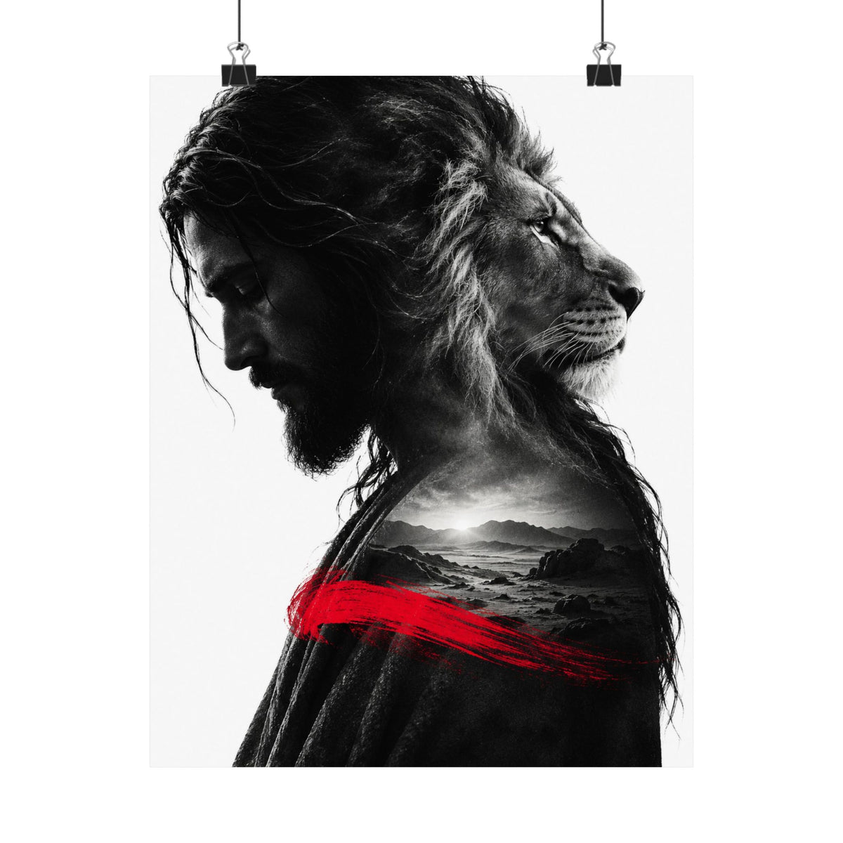 Lion of Judah - Christian Wall Art | Matte Poster