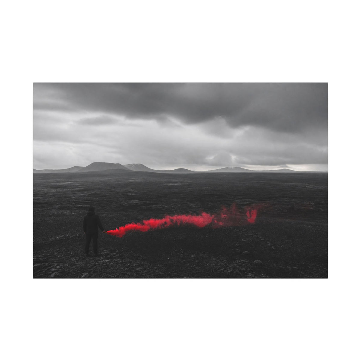 Refuse to Disappear - Above Bed Wall Art | Canvas (Landscape)