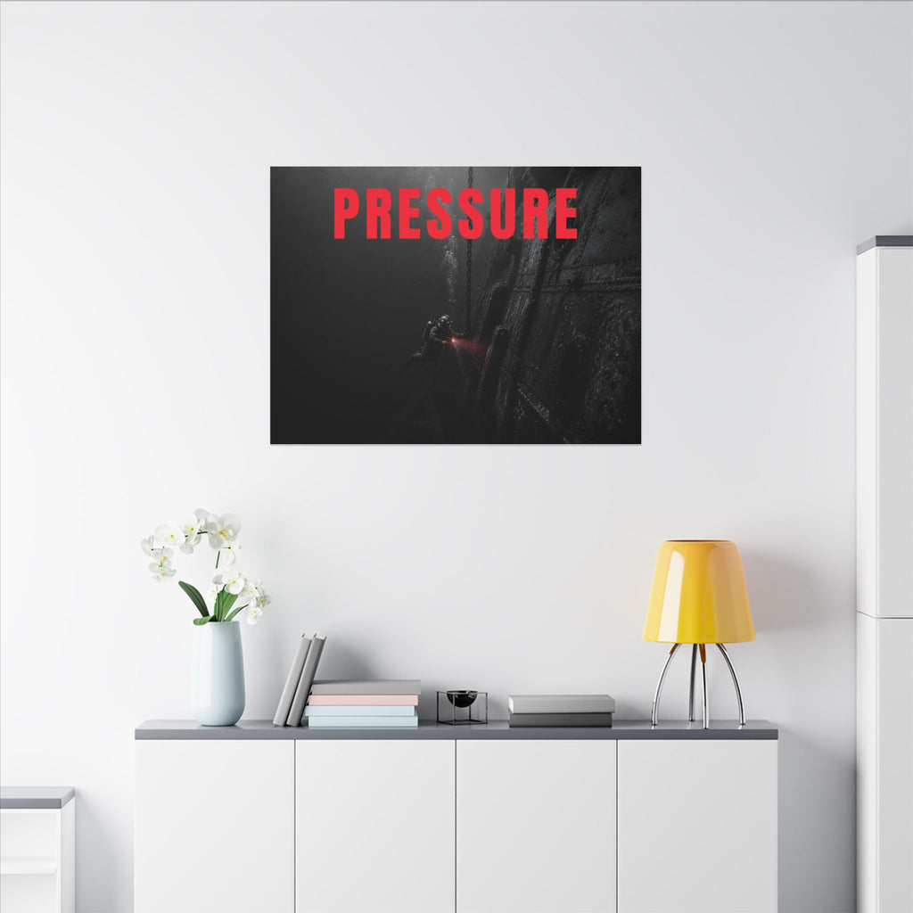 Control the Pressure - Gym Wall Art | Canvas (Landscape)
