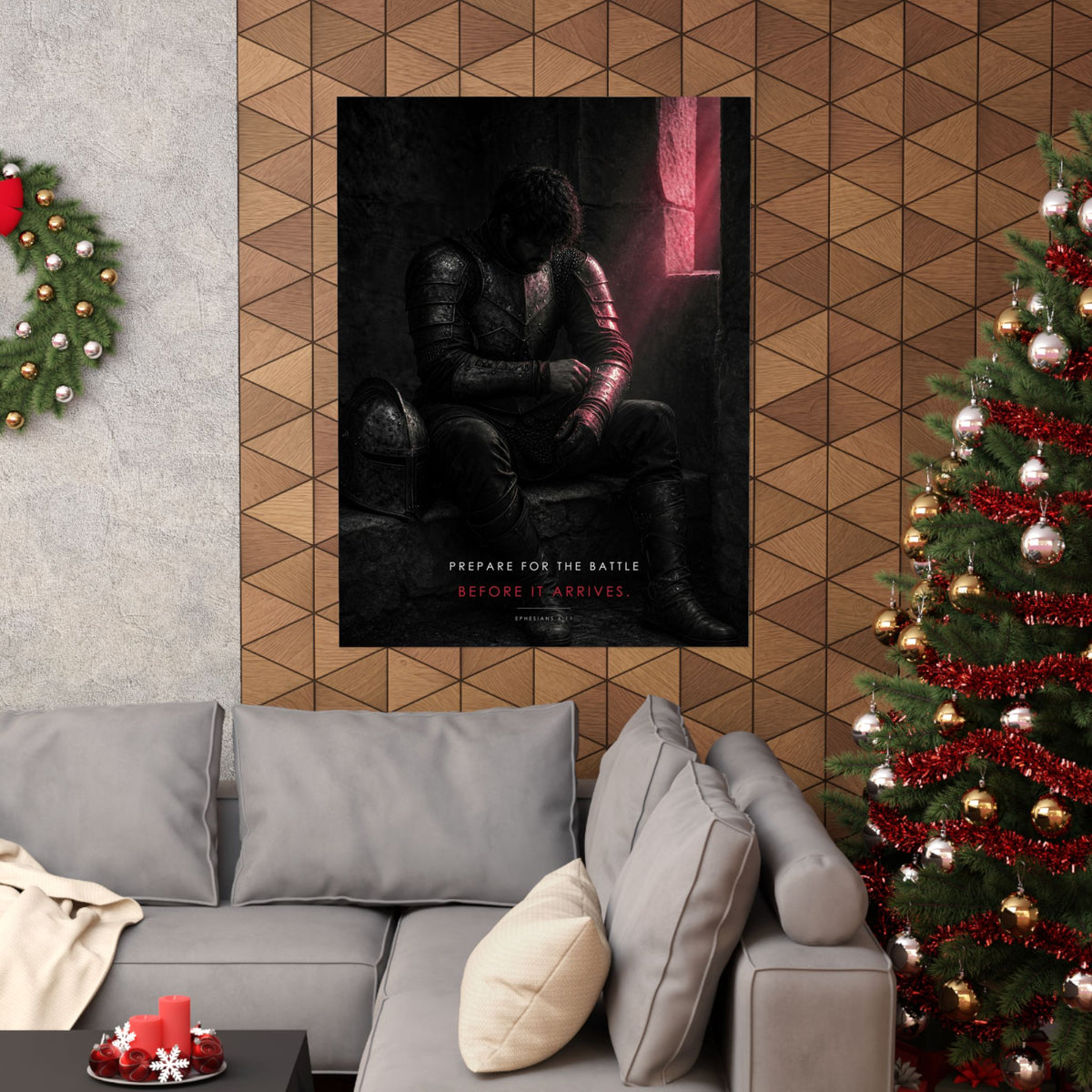 Before the Battle - Armor of God Wall Art | Matte Poster