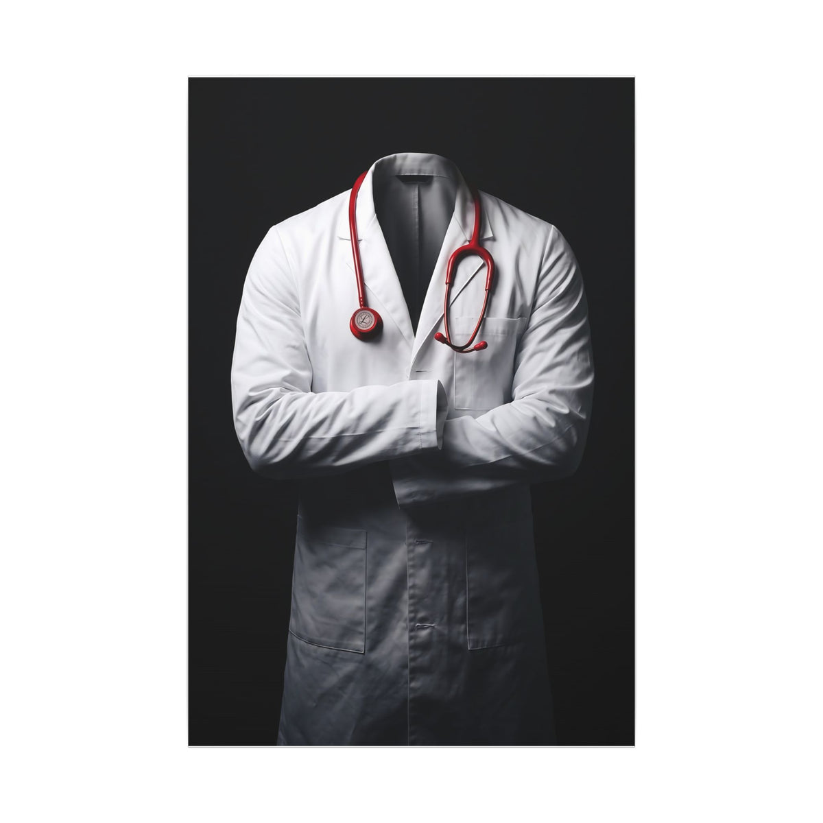 The White Coat - Doctor's Office Wall Art | Canvas