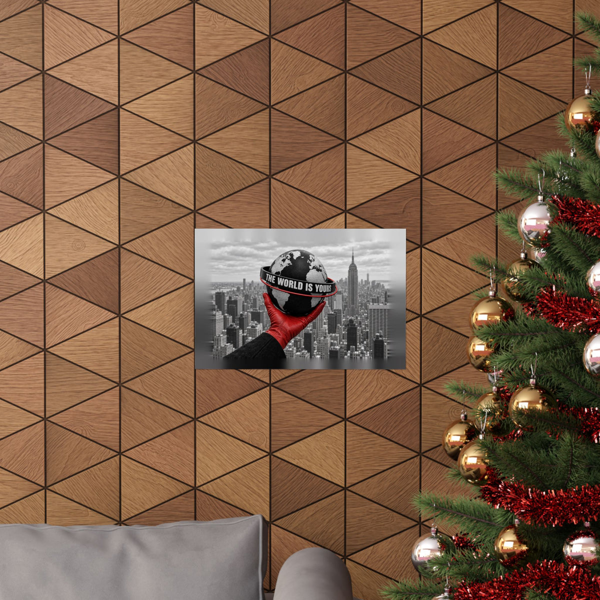 The World Is Yours - Money Wall Art | Matte Poster (Landscape)