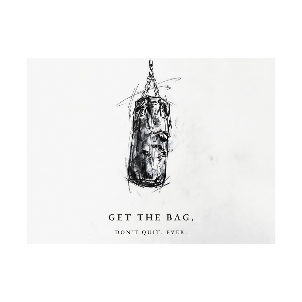 Get the Bag - Boxing Wall Art | Matte Poster (Landscape)