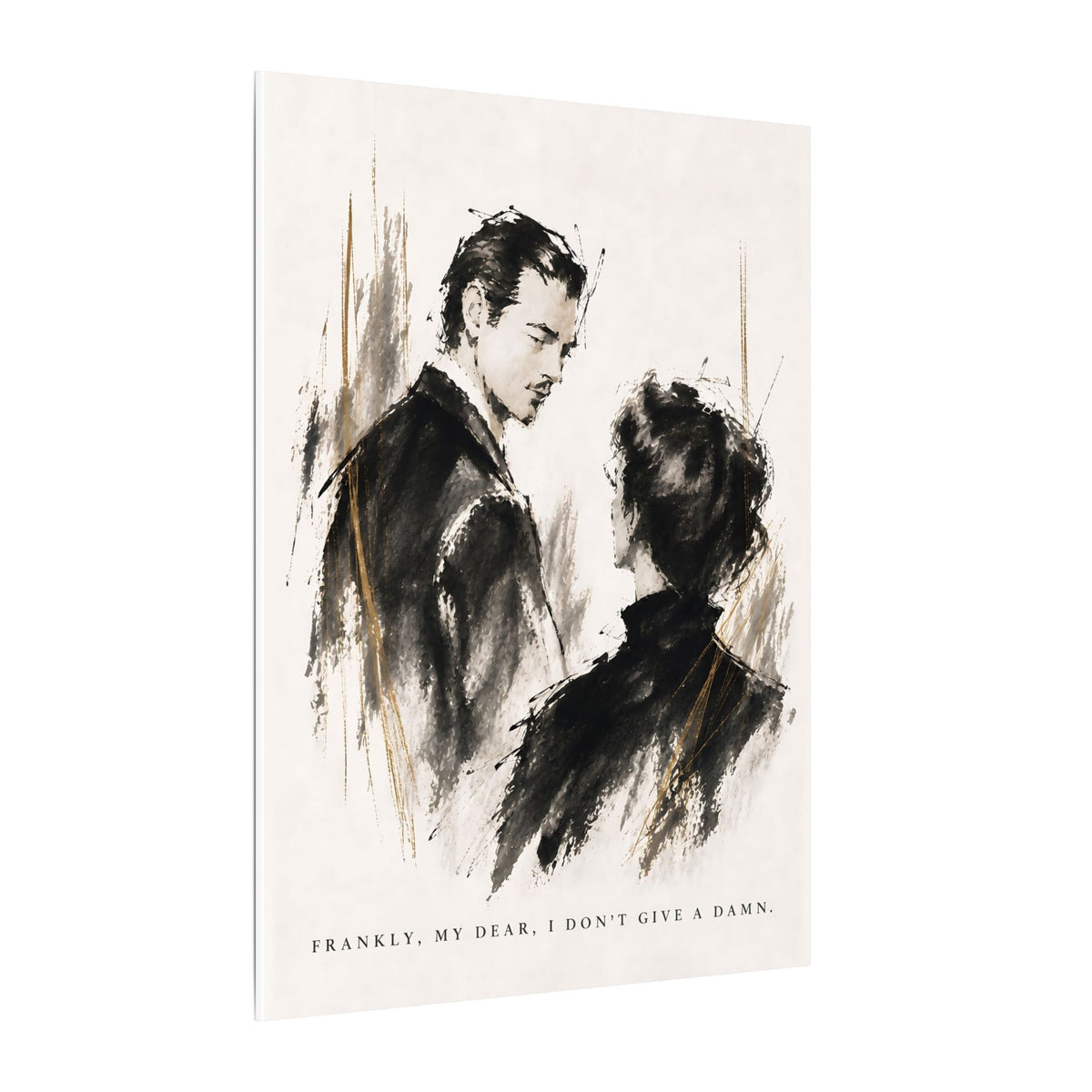 Frankly My Dear - Romantic Noir Wall Art | Canvas