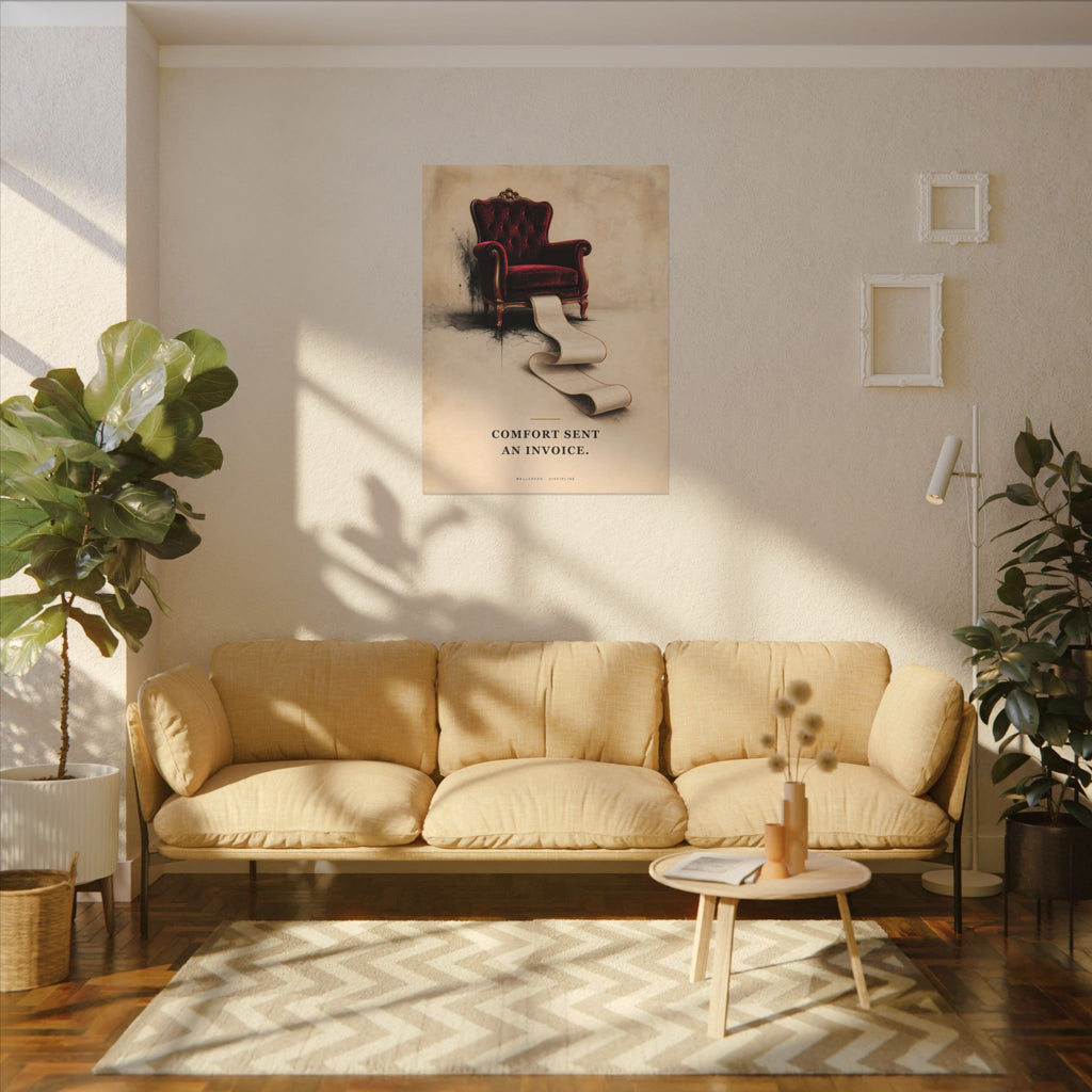 Comfort Sent an Invoice - Funny Wall Art | Canvas