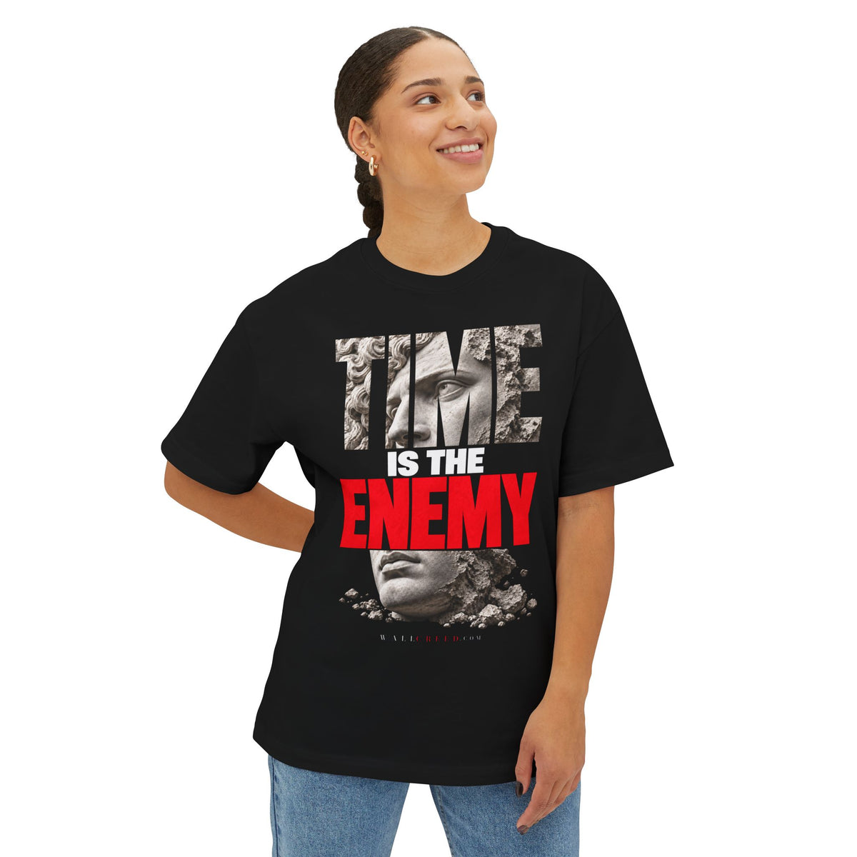 Time Is the Enemy | Heavyweight Tee (Front + Back)