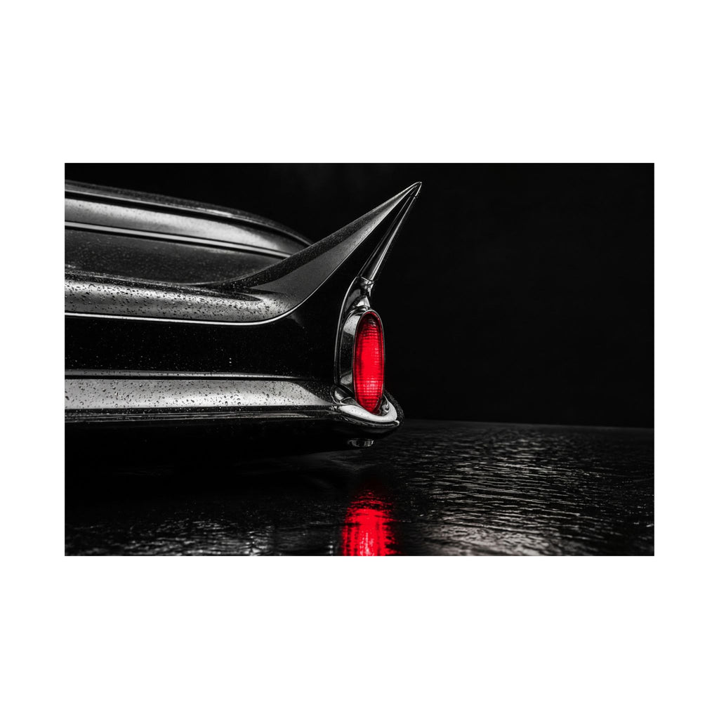 Ruby Tail - Classic Car Wall Art | Matte Poster (Landscape)