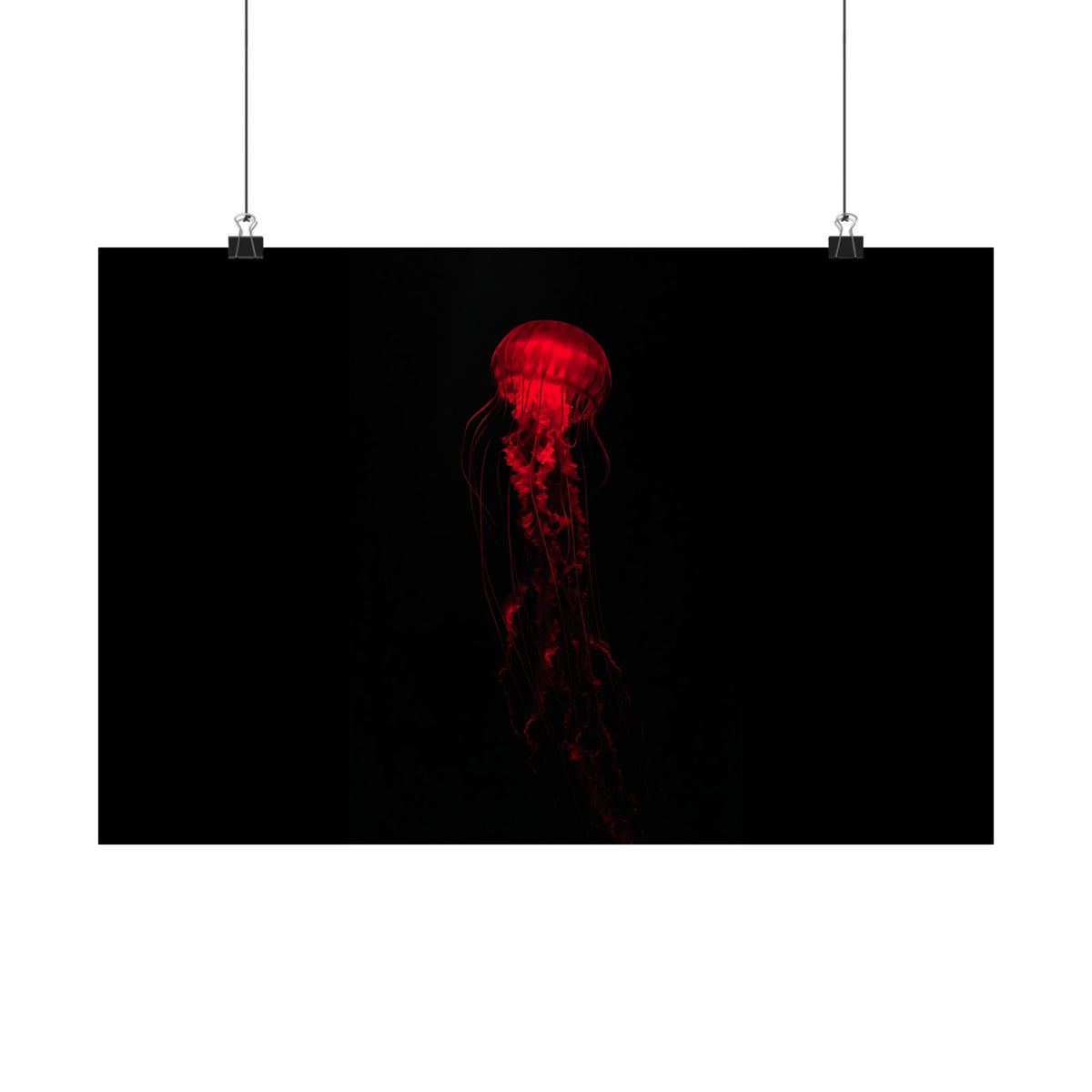 The Drifter - Red Wall Art Decor | Matte Poster (Landscape)