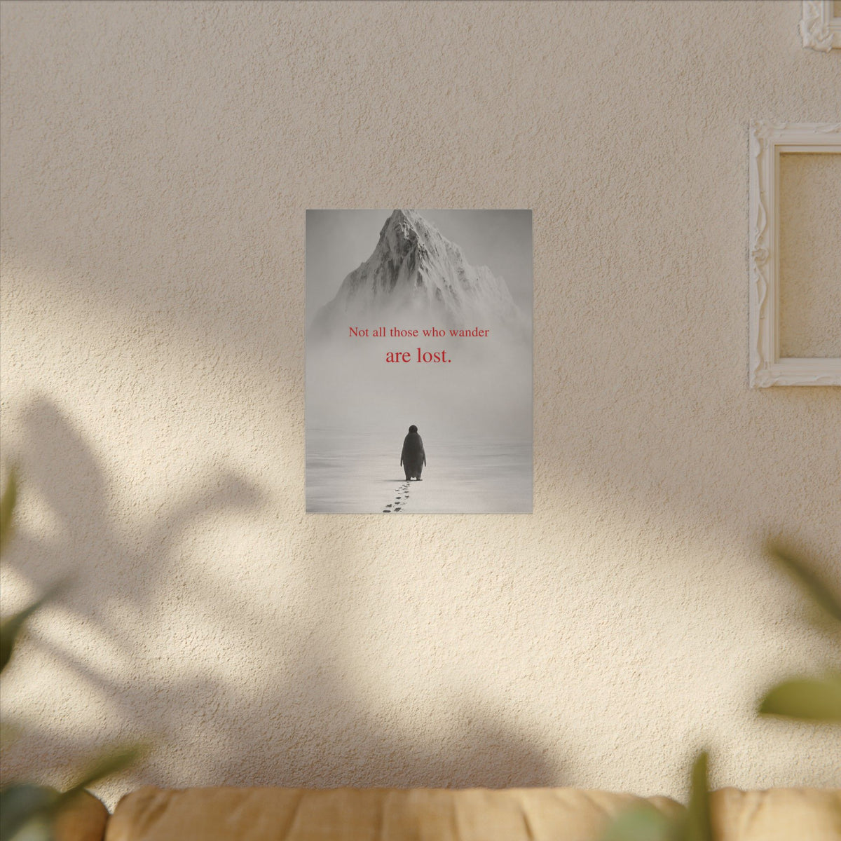Not All Those Who Wander - Mountain Wall Art | Canvas