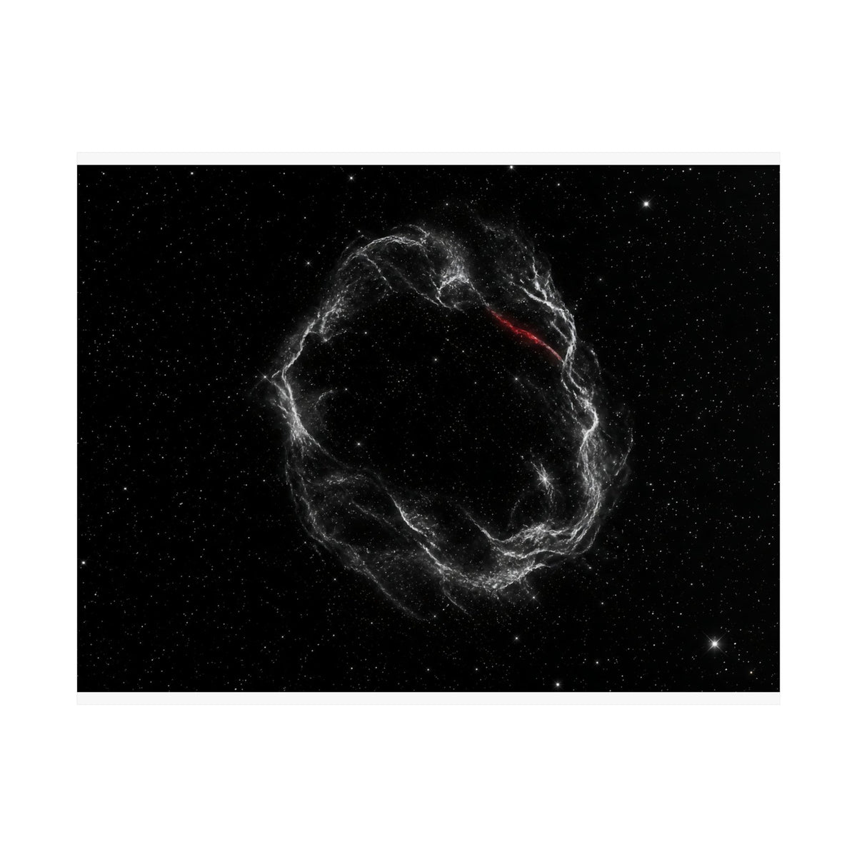Charged Veil - Space Wall Art | Matte Poster (Landscape)