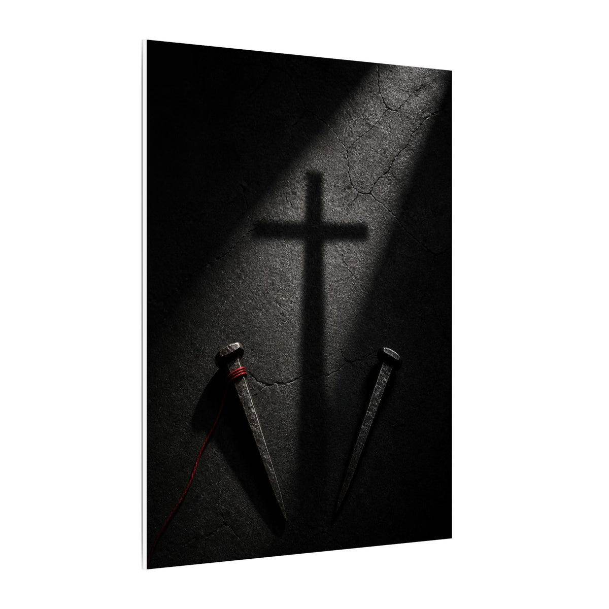 Nails and Shadow - Christian Wall Art | Canvas