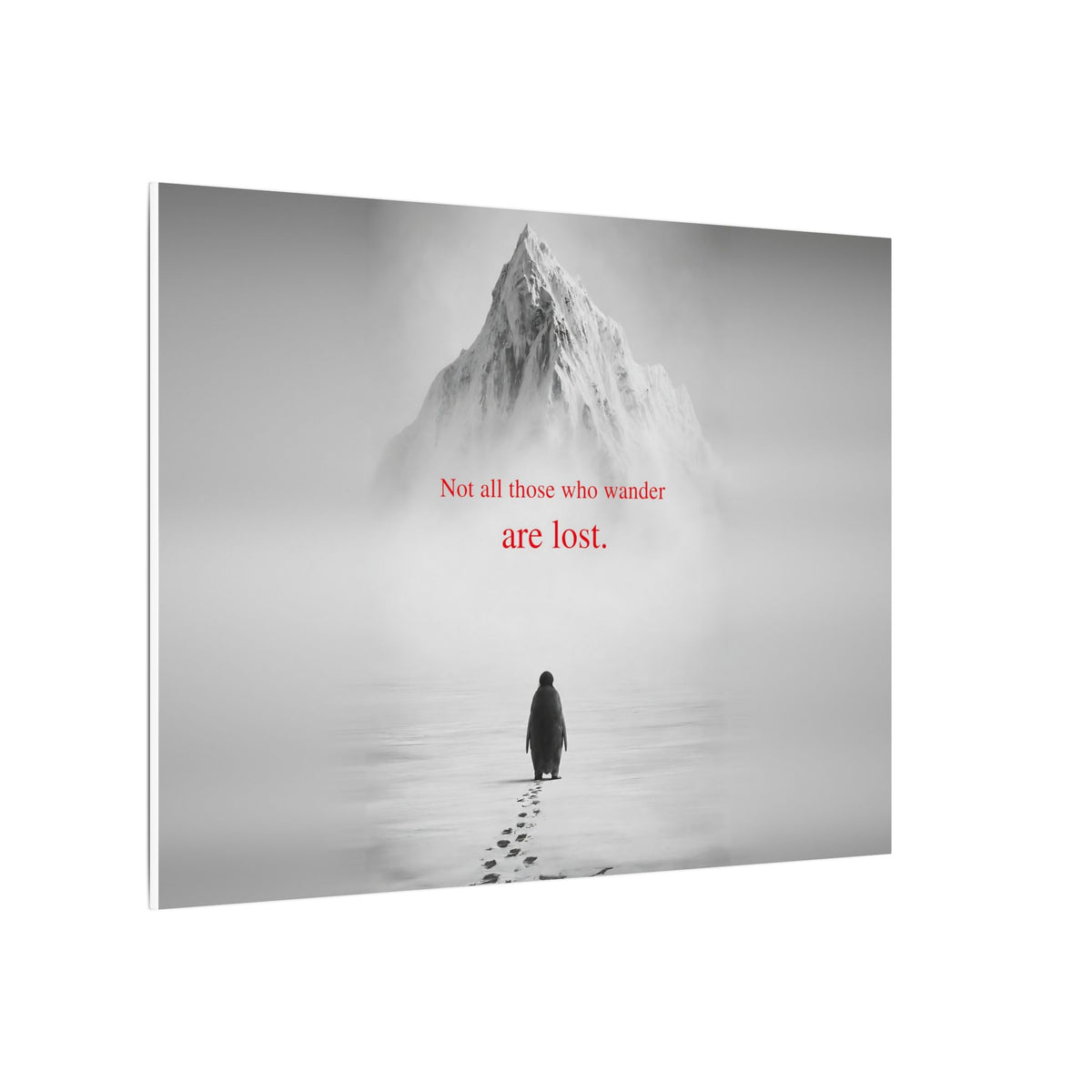 Not All Those Who Wander - Mountain Wall Art | Canvas (Landscape)