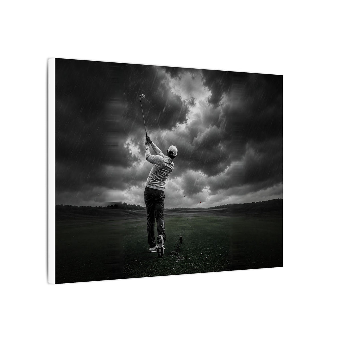 Storm Round - Golf Wall Art | Canvas (Landscape)