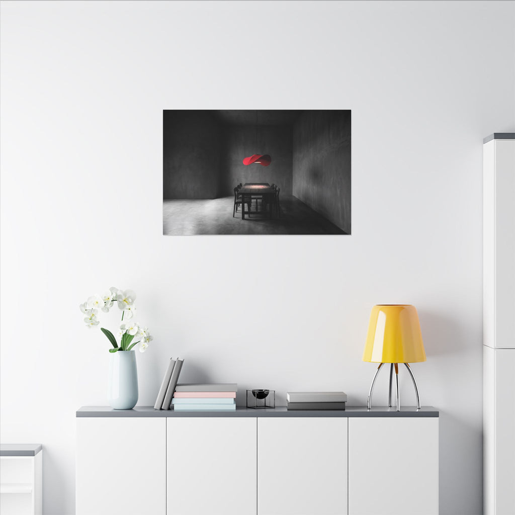 The Light Over the Table - Dining Room Wall Art | Canvas (Landscape)