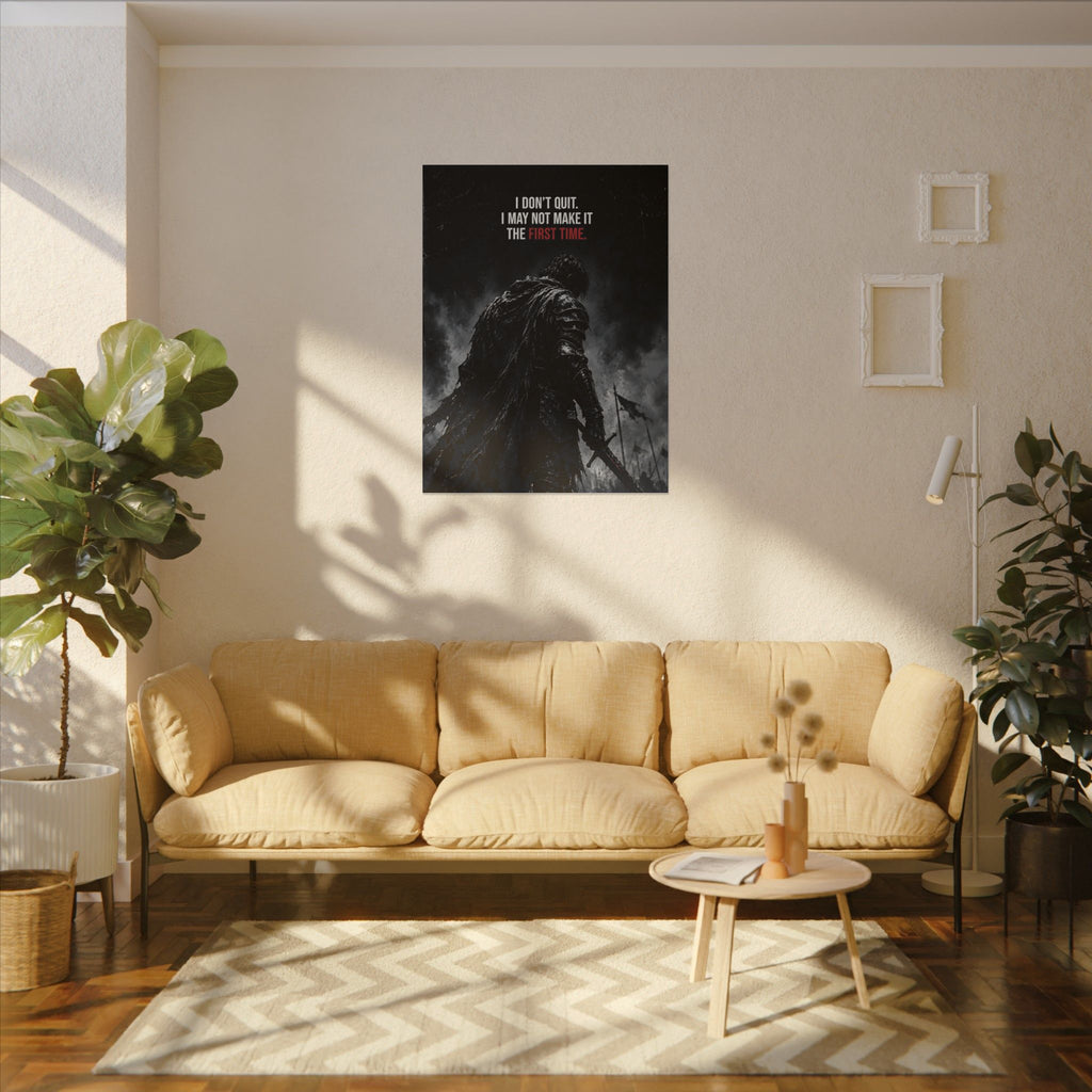 I Don't Quit - Motivational Wall Art | Canvas